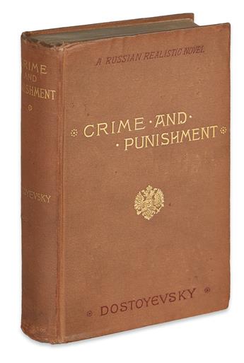 DOSTOYEVSKY, FYODOR. Crime and Punishment. A Russian Realistic Novel.